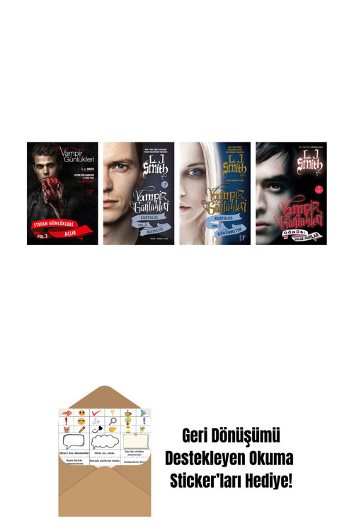 Artemis Yayınları L. J. Smith 4 Kitap Set + Okuma Sticker'Ları