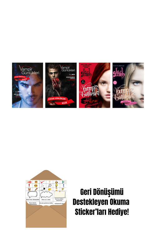 Artemis Yayınları L. J. Smith 4 Kitap Set + Okuma Sticker'Ları