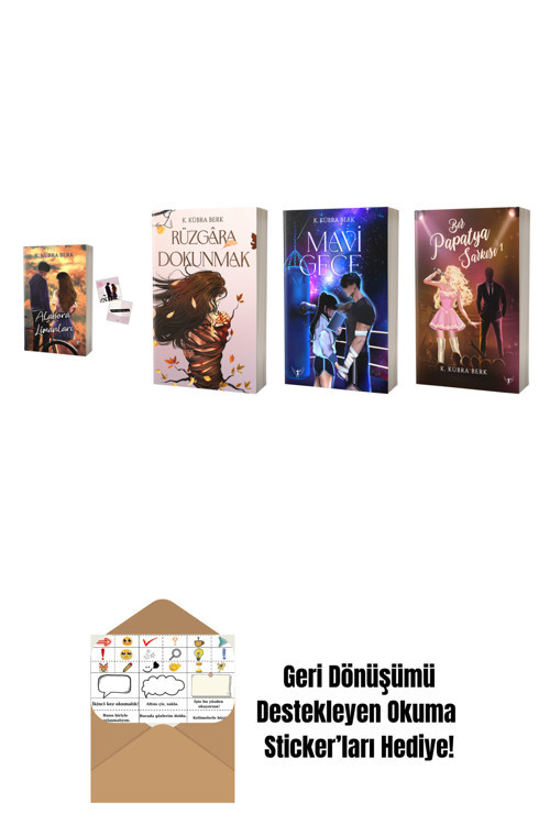 Artemis Yayınları K. Kübra Berk 4 Kitap Set + Okuma Sticker'Ları
