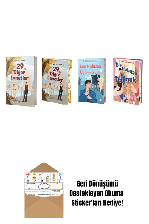 Artemis Yayınları R. Ayça Kavraz 4 Kitap Set + Okuma Sticker'Ları