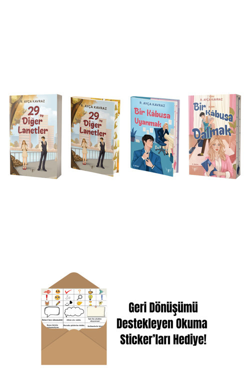 Artemis Yayınları R. Ayça Kavraz 4 Kitap Set + Okuma Sticker'Ları