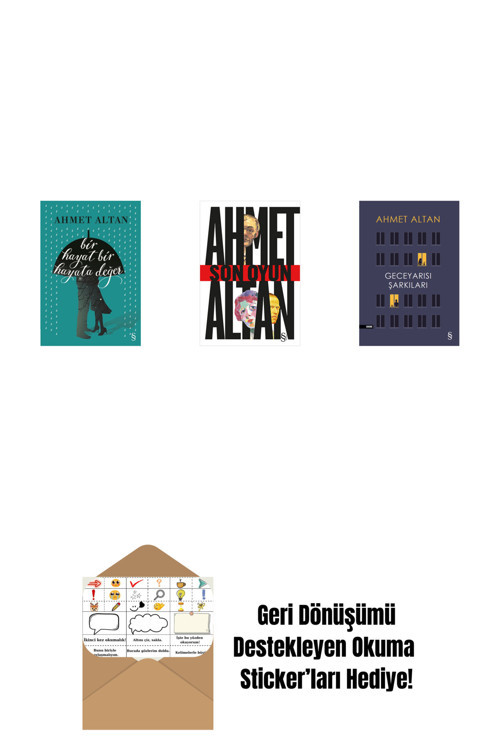 Everest Yayınları Bir Hayat Bir Hayata Değer + Son Oyun + Geceyarısı Şarkıları + Okuma Sticker'Ları