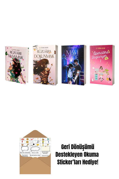 Artemis Yayınları K. Kübra Berk 4 Kitap Set + Okuma Sticker'Ları