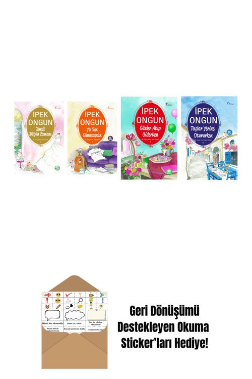 Artemis Yayınları İpek Ongun 4 Kitap Set + Okuma Sticker'Ları