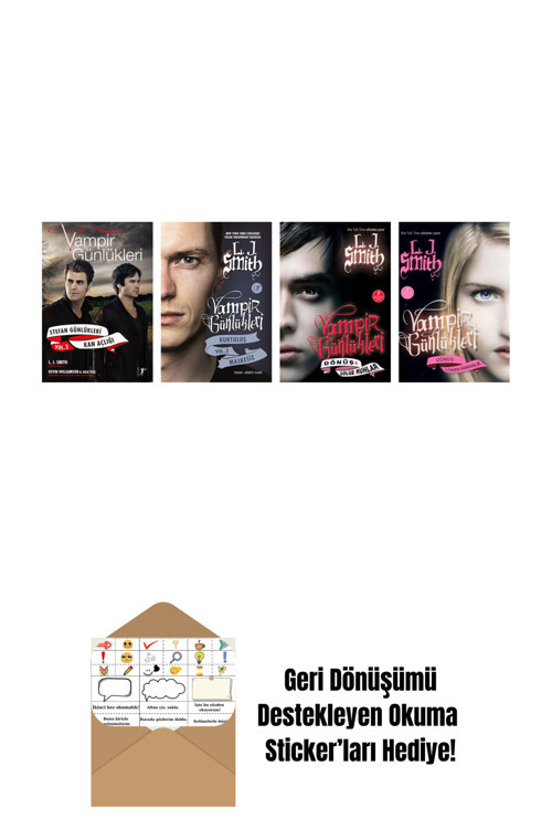 Artemis Yayınları L. J. Smith 4 Kitap Set + Okuma Sticker'Ları