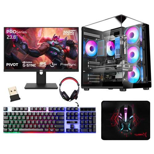 Tx6507 Ryzen 5 5500 16GB Ram 512GB NVMe SSD RTX3050 23.8 200Hz Oyuncu Masaüstü Bilgisayarı