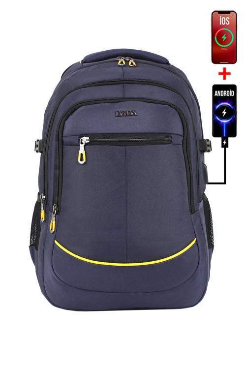Dağcı Seyahat İş Ve Deprem Çantası 60 Litre Usb Type-C 15,6 16 17,3 İnç Ortopedik Su Geçirmez Kumaş