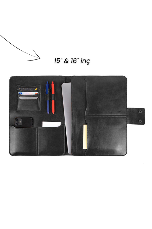 Macbook Air Pro 15-16 İnç Organizer Evrak & Laptop & Tablet Çantası