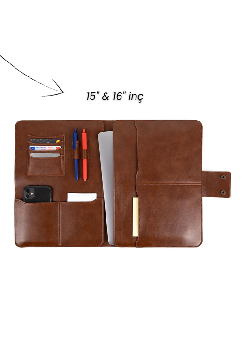 Macbook Air Pro 15-16 İnç Organizer Evrak & Laptop & Tablet Çantası
