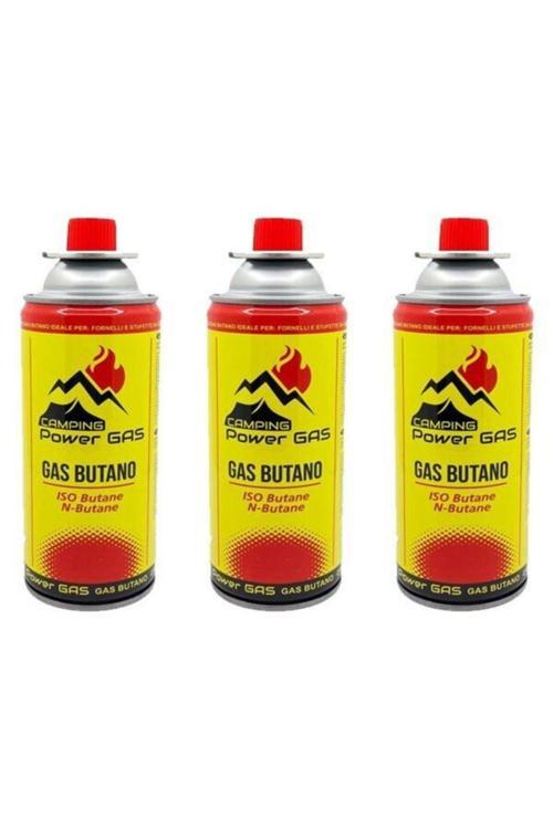 Bütan Propan Kamp Gaz Kartuşu 227gr 400ml 3adet