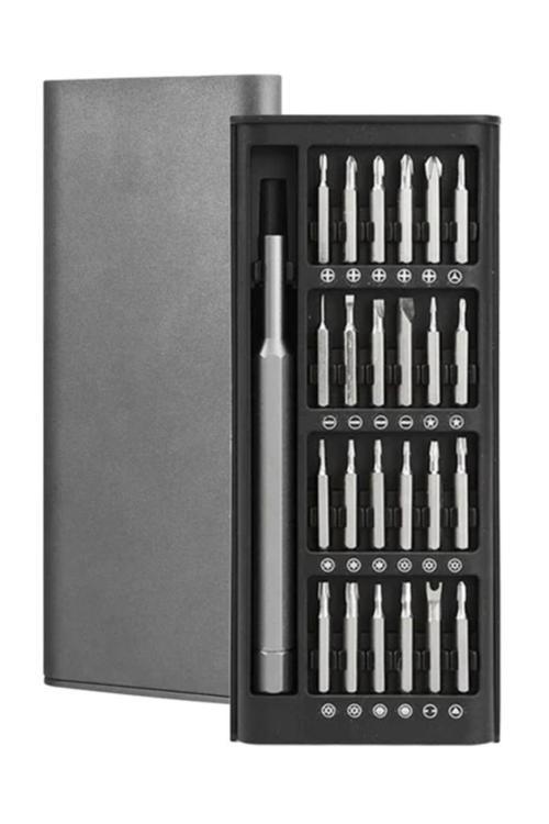 24 Parça Saatçi PC Gözlük Mıknatıslı Tornavida Seti Özel Kutulu