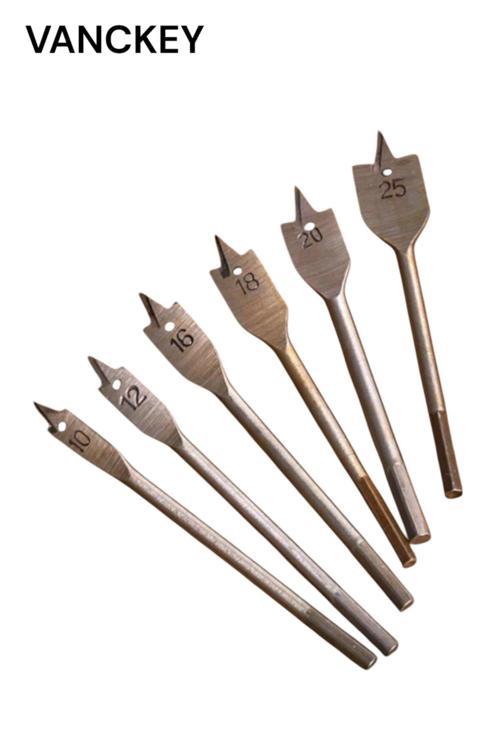 Kelebek Uç Seti 6 Parça Tahta Ahşap Oyma Matkap Yaprak Kelebek Uç Seti.