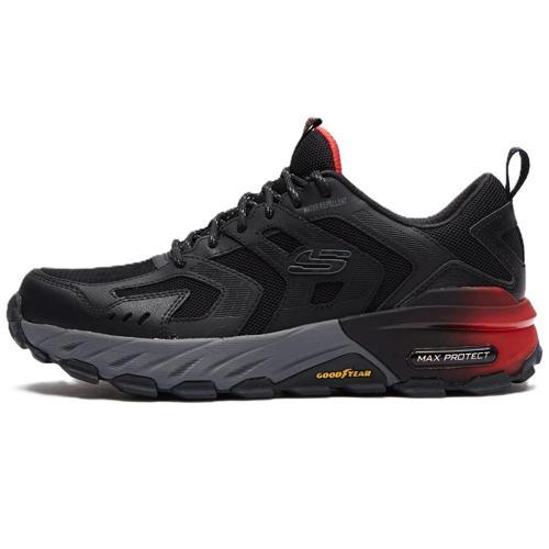Max Protect-Warden Water Repellent Leather Mens Sneaker Hakiki Deri Su Geçirmez Günlük Spor Ayakkabı Siyah