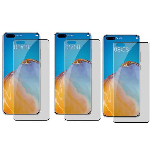 Huawei P40 Pro Uyumlu Tam Kaplayan Mat Seramik Esnek Ekran Koruyucu x3
