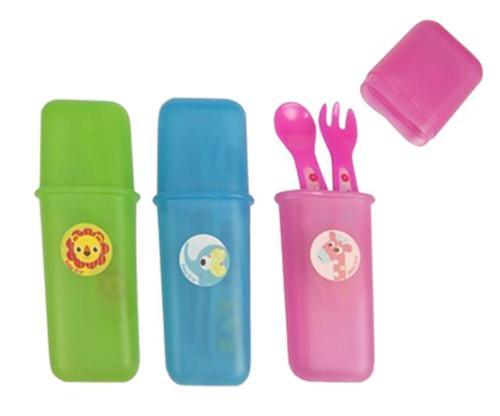 Zoo Baskılı Kutulu Çatal-Kaşık Seti