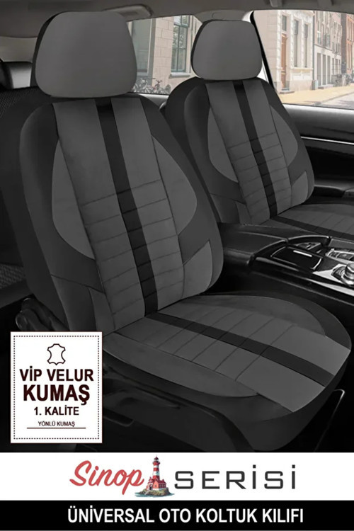 Fiat Doblo (Facelift 2015) 2.0 (135 Hp) Multijet 2018 Uyumlu Kumaş Sinop Oto Kılıfı Tam Set Füme