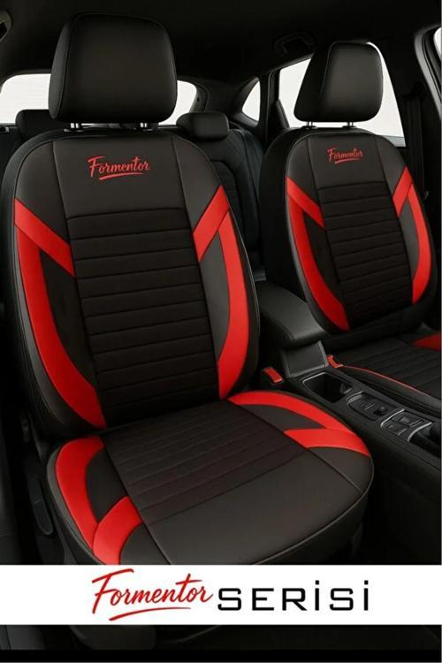 Chevrolet Agile 1.4 Econo.Flex (102 Hp) Easytronic 2010 Uyumlu Kırmızı Form Oto Kılıfı Tam Set .