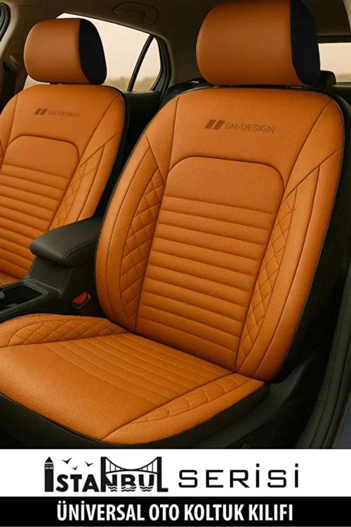 Dacia Duster Laureate 1.5 Dci 110 4X4 E2 I X Md 2015 Uyumlu Deri Design Oto Kılıfı Tam Set Taba