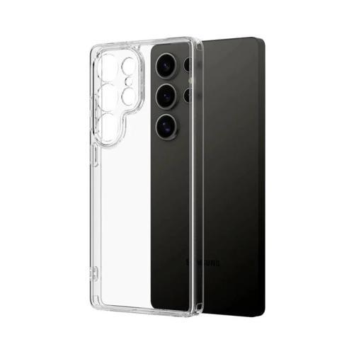 Samsung Galaxy S25 Ultra Kılıf Şeffaf Silikon Kamera Yeri Korumalı