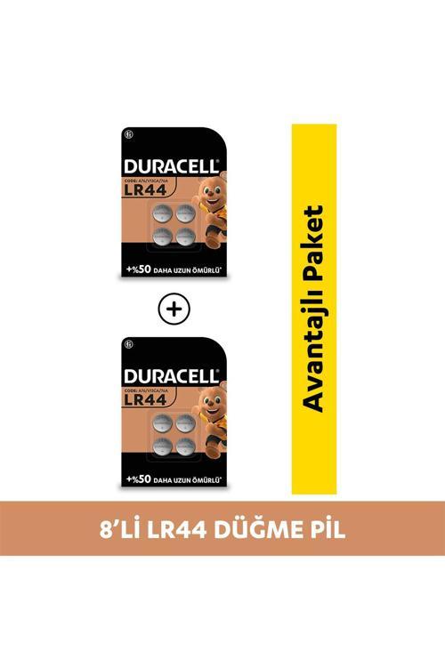 Özel Lr44 Alkalin Düğme Pil 1,5V (76A / A76 / V13Ga), 8'Li Paket