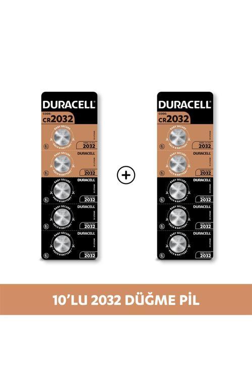 Özel 2032 Lityum Düğme Pil 3V (Cr2032), 10’Lu Paket
