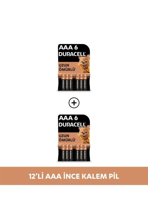 Alkalin Aaa İnce Kalem Pil, 1,5V (Lr03 / Mn2400), 12'Li Paket