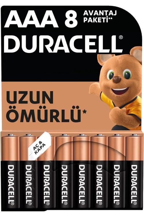 Aaa Alkalin İnce Kalem Pil (8’Li Paket) 1,5 V Lr03/Mn2400