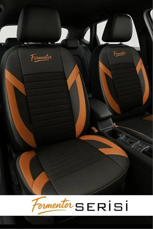 Mini Countryman (F60) Cooper S 2.0 (192 Hp) All4 2017 Uyumlu Tay Tüyü Form Oto Kılıfı Tam Set Taba