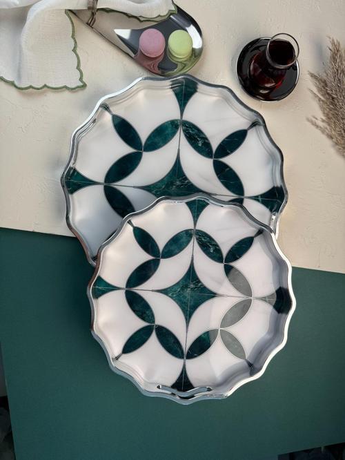 2 Lİ DEKORATİF TEPSİ SET 405