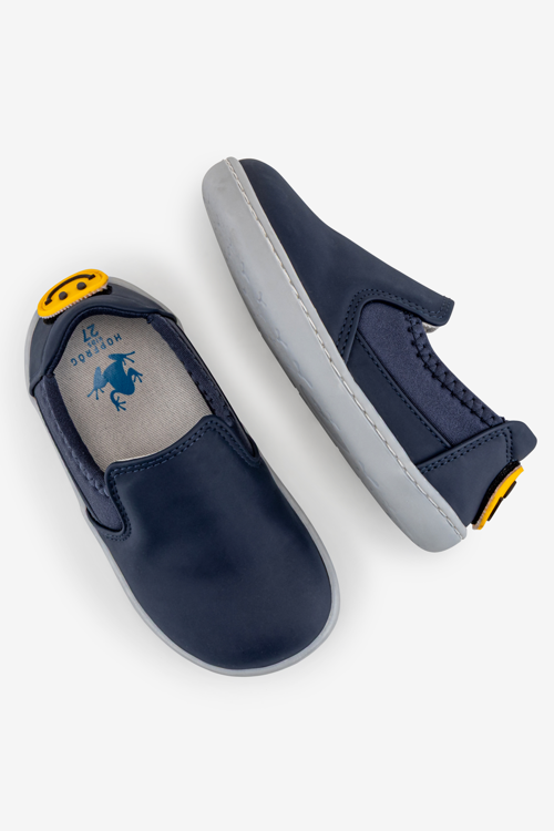 Smart Walker Slip-On #Tags Süper Mat Lacivert Barefoot Işıklı Çocuk Ayakkabı