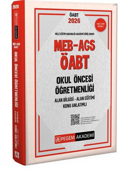 2026 MEB AGS ÖABT Okul Öncesi Öğretmenliği Alan Bilgisi - Alan Eğitimi - Konu Anlatımlı