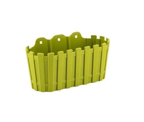 Akasya Duvar Saksısı 290x145mm  Yeşil