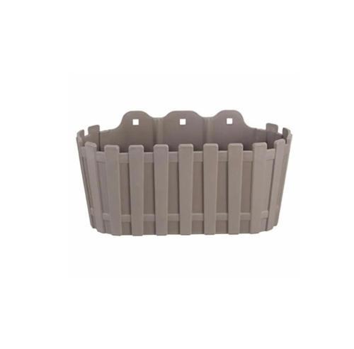 Akasya Duvar Saksısı 290x145mm  Antrasit