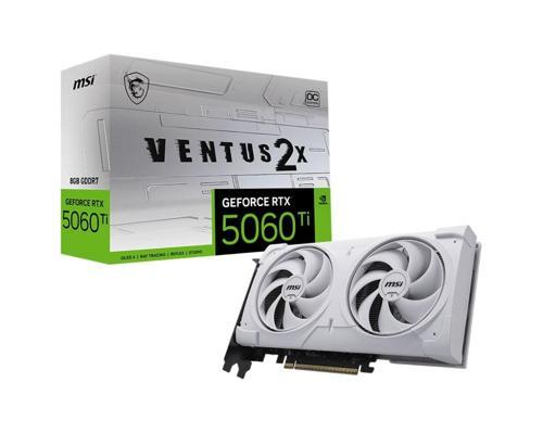 GeForce RTX 5060TI 8GB VENTUS 2X OC WHITE PLUS GDDR7 128Bit DX12 Gaming (Oyuncu) Ekran Kartı