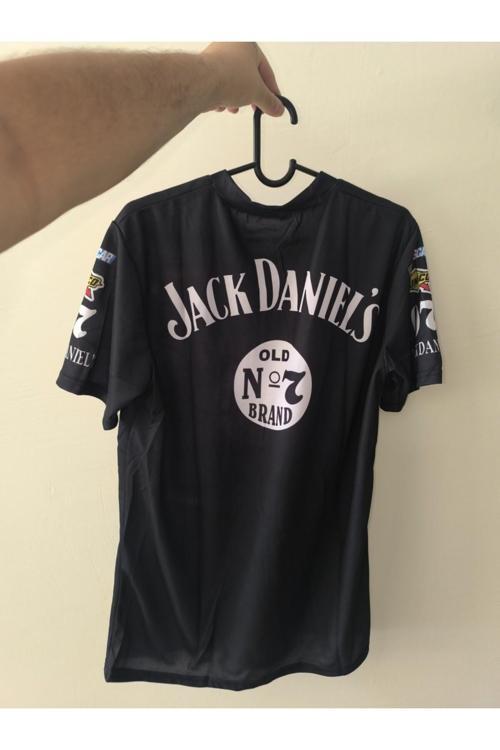 Kaplamalı Motorcu T-Shirt
