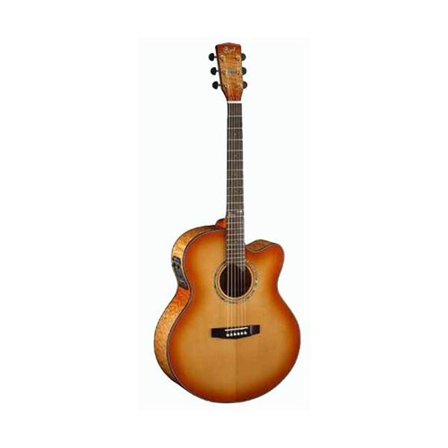 ÇİN ELEKTRO AKUSTİK GİTAR, JUMBO CUTAWAY, LIGHT VINTAG