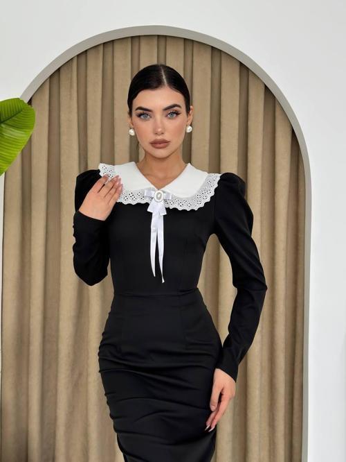 Coventry Yakalı Elbise