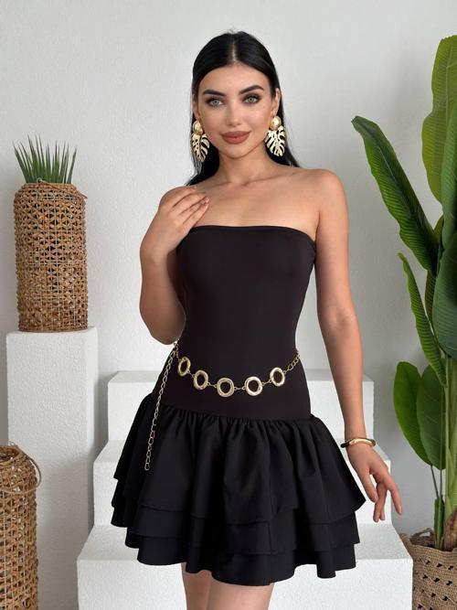 Vosges Straplez Mini Elbise