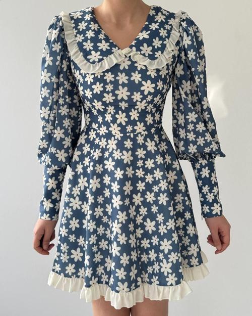 Vero Bebe Yaka Elbise