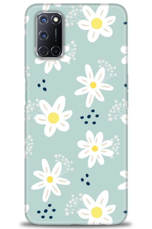 Oppo A52 Kılıf HD Baskılı Kılıf - Papatyalar
