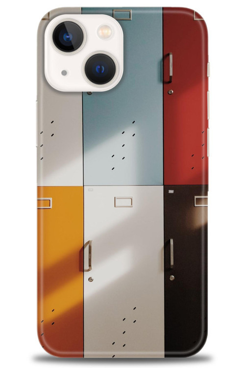 iPhone 15 Plus Kılıf HD Baskılı Kılıf - Renkli Kapılar