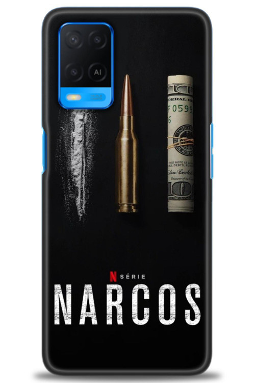 Oppo A54 Kılıf HD Baskılı Kılıf - Narcos