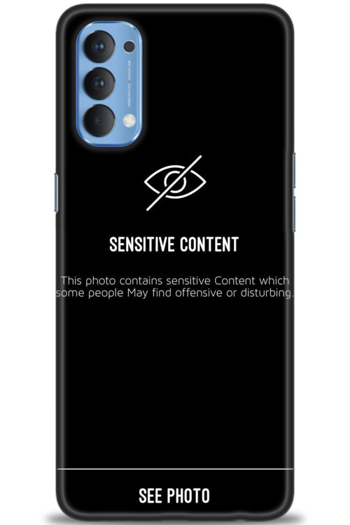 Oppo Reno 4 Kılıf HD Baskılı Kılıf - Sensitive Content
