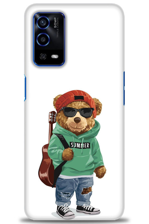 Oppo A55 Kılıf HD Baskılı Kılıf - Teddy Bear