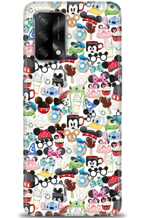 Oppo A74 Kılıf HD Baskılı Kılıf - Cartoon