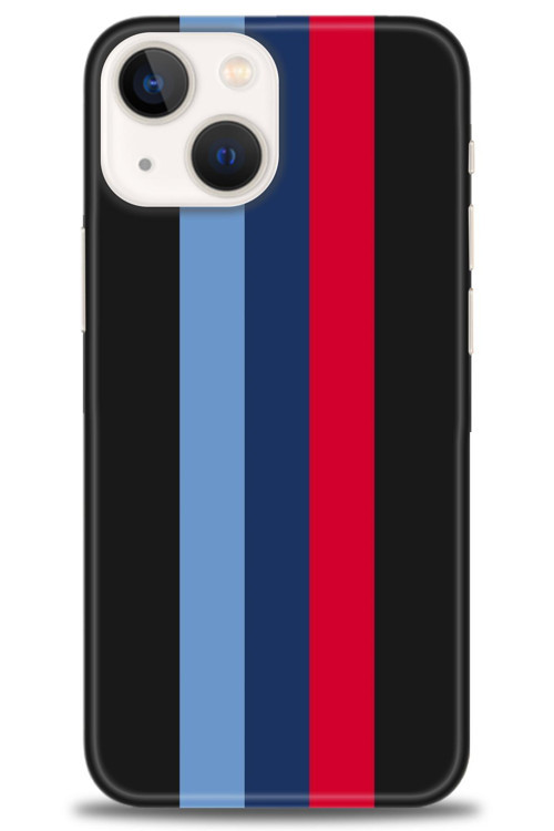 iPhone 15 Plus Kılıf HD Baskılı Kılıf - Bordo Çubuk