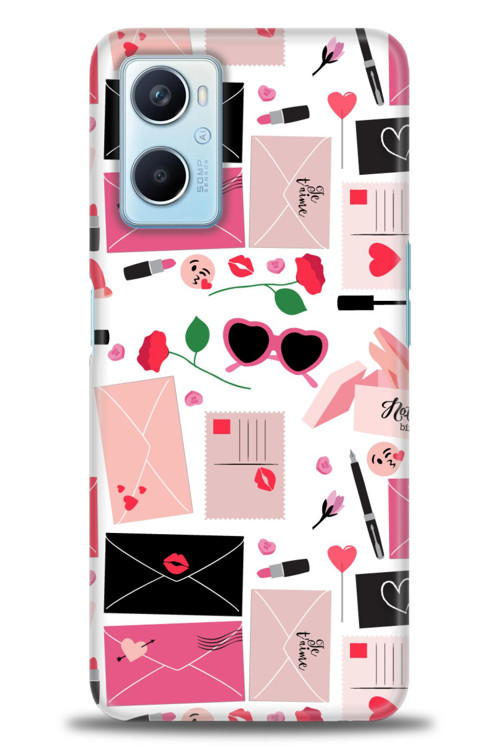 Oppo A96 4G Kılıf HD Baskılı Kılıf - Je Taime