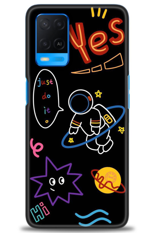 Oppo A54 Kılıf HD Baskılı Kılıf - Yes