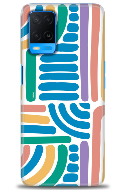 Oppo A54 Kılıf HD Baskılı Kılıf - Joy