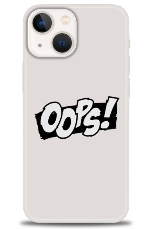 iPhone 15 Plus Kılıf HD Baskılı Kılıf - Oops!